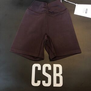 CROP SHOP BOUTIQUE FORM GATHER WAIST SHORTS 5"